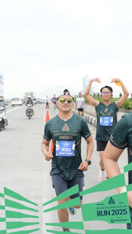 Race photo from Mangkunegaran Run 2025