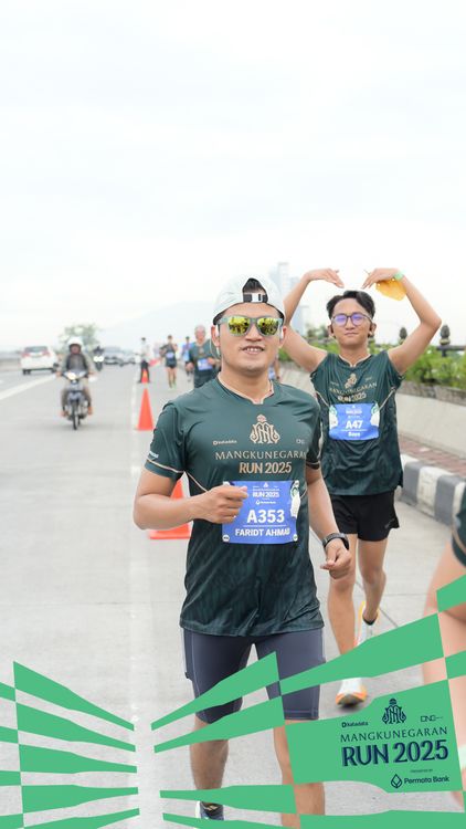 Race photo from Mangkunegaran Run 2025
