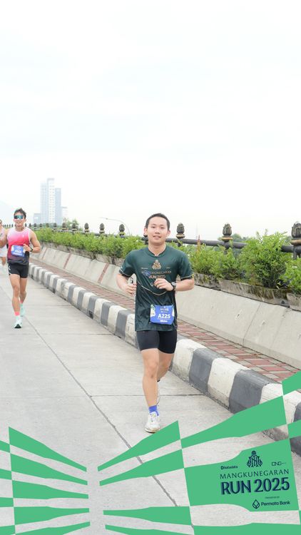 Race photo from Mangkunegaran Run 2025