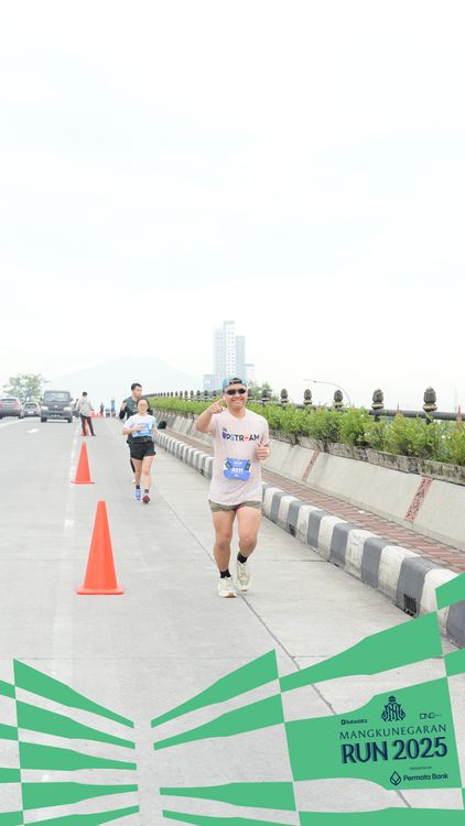 Race photo from Mangkunegaran Run 2025