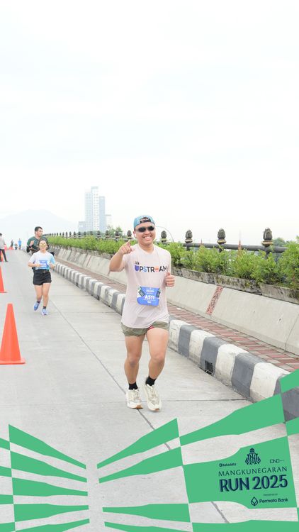 Race photo from Mangkunegaran Run 2025