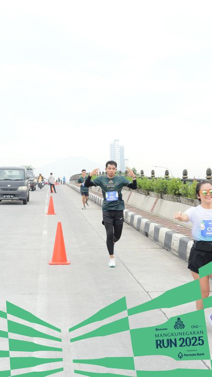 Race photo from Mangkunegaran Run 2025