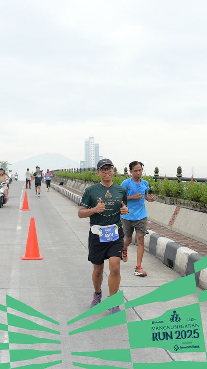 Race photo from Mangkunegaran Run 2025