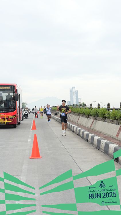 Race photo from Mangkunegaran Run 2025