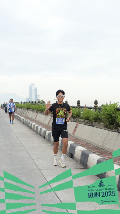 Race photo from Mangkunegaran Run 2025