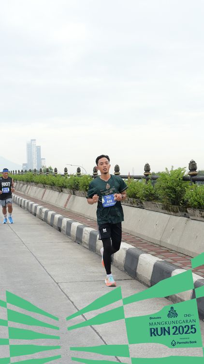 Race photo from Mangkunegaran Run 2025