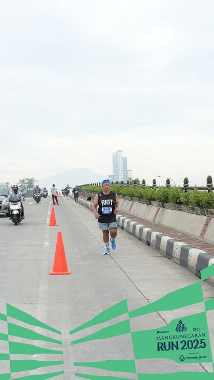 Race photo from Mangkunegaran Run 2025