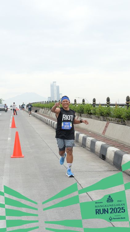 Race photo from Mangkunegaran Run 2025