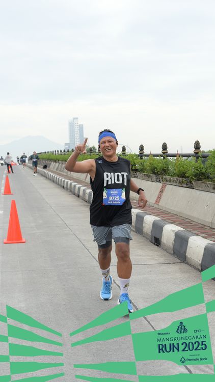 Race photo from Mangkunegaran Run 2025