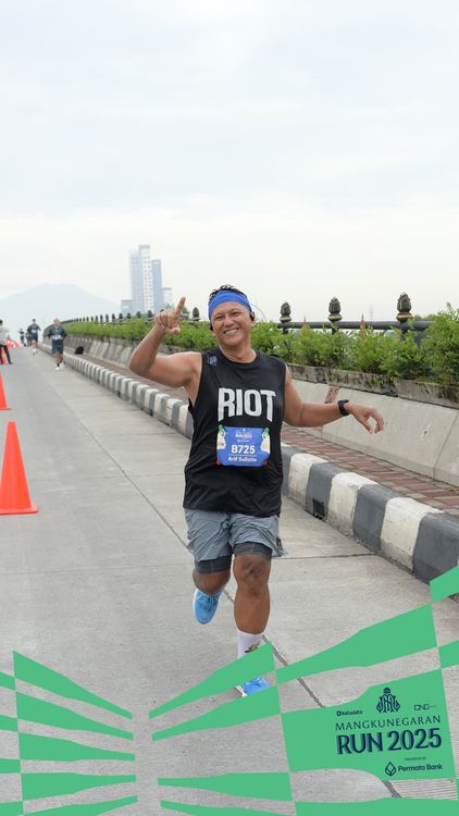Race photo from Mangkunegaran Run 2025