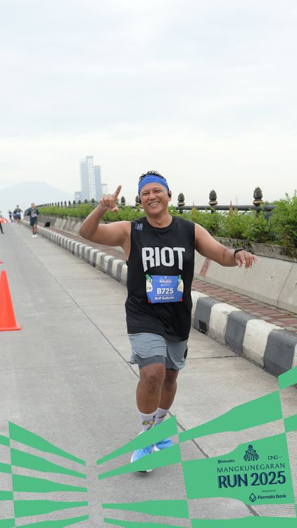 Race photo from Mangkunegaran Run 2025