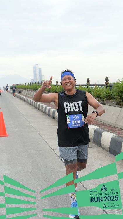 Race photo from Mangkunegaran Run 2025