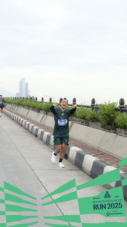 Race photo from Mangkunegaran Run 2025