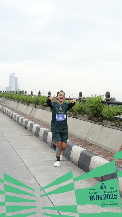 Race photo from Mangkunegaran Run 2025