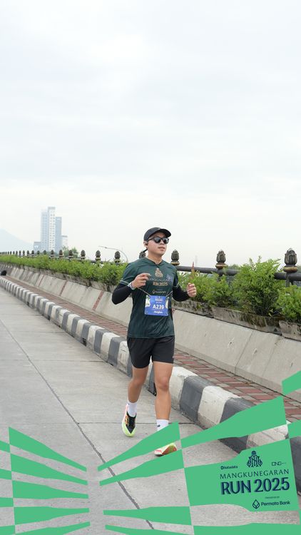 Race photo from Mangkunegaran Run 2025