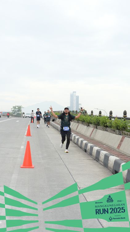 Race photo from Mangkunegaran Run 2025