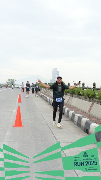 Race photo from Mangkunegaran Run 2025