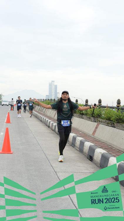 Race photo from Mangkunegaran Run 2025
