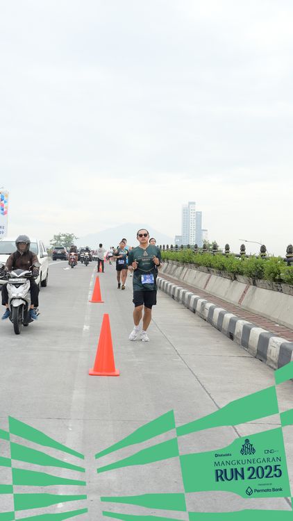 Race photo from Mangkunegaran Run 2025