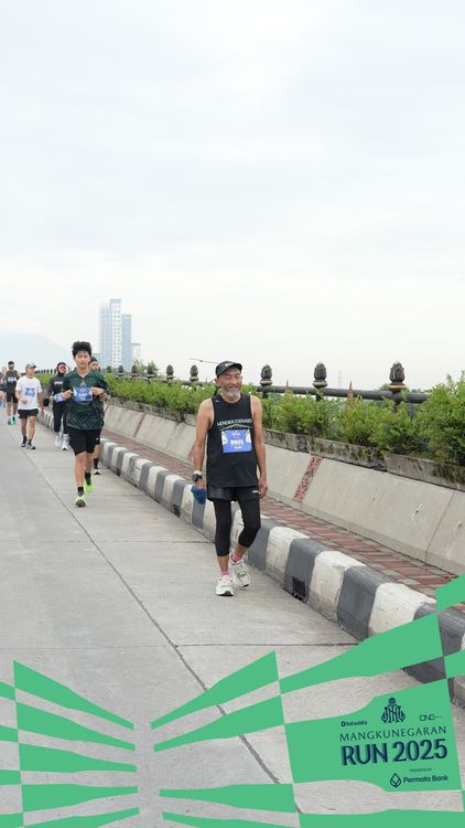 Race photo from Mangkunegaran Run 2025