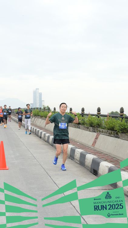 Race photo from Mangkunegaran Run 2025