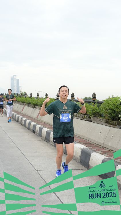 Race photo from Mangkunegaran Run 2025