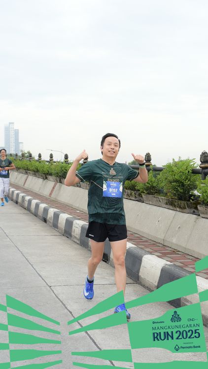 Race photo from Mangkunegaran Run 2025