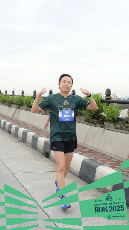 Race photo from Mangkunegaran Run 2025