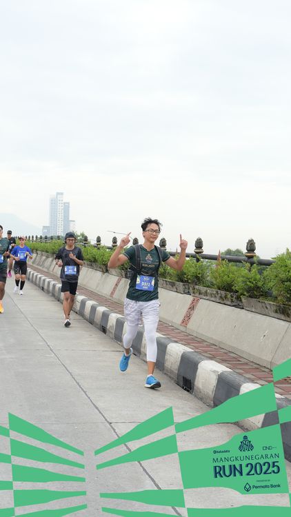 Race photo from Mangkunegaran Run 2025