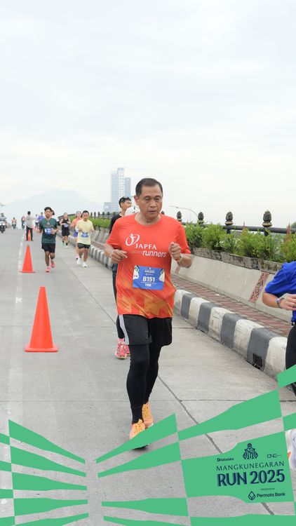 Race photo from Mangkunegaran Run 2025