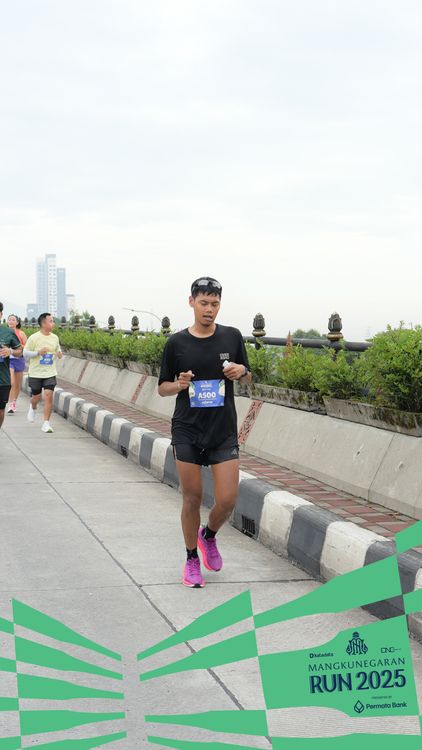 Race photo from Mangkunegaran Run 2025