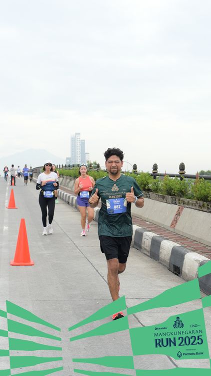 Race photo from Mangkunegaran Run 2025