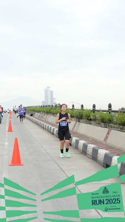 Race photo from Mangkunegaran Run 2025