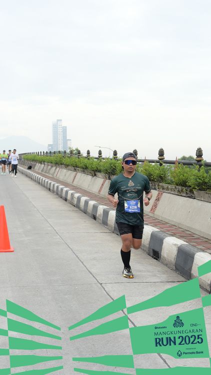 Race photo from Mangkunegaran Run 2025