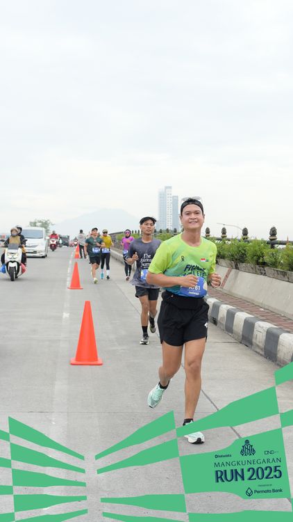 Race photo from Mangkunegaran Run 2025