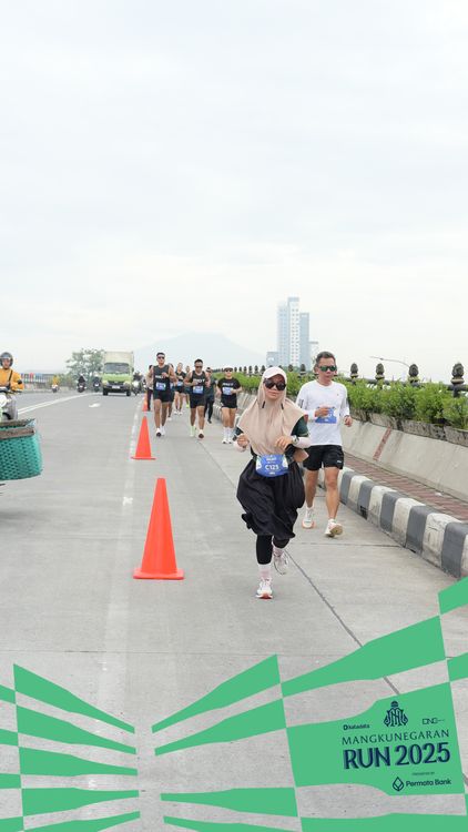 Race photo from Mangkunegaran Run 2025