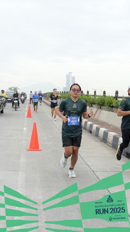 Race photo from Mangkunegaran Run 2025