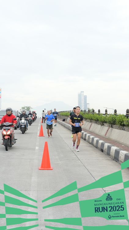 Race photo from Mangkunegaran Run 2025