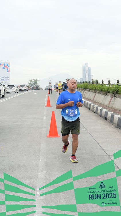 Race photo from Mangkunegaran Run 2025