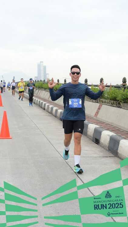 Race photo from Mangkunegaran Run 2025