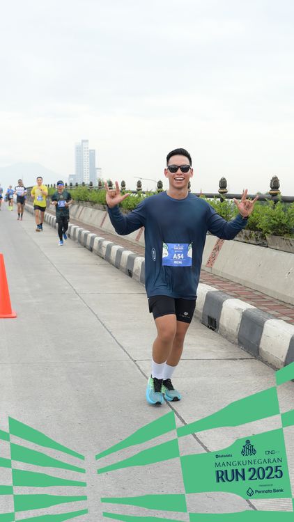 Race photo from Mangkunegaran Run 2025