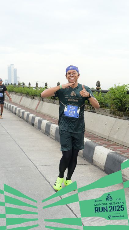 Race photo from Mangkunegaran Run 2025