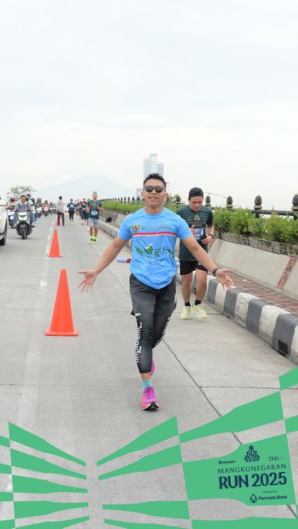 Race photo from Mangkunegaran Run 2025