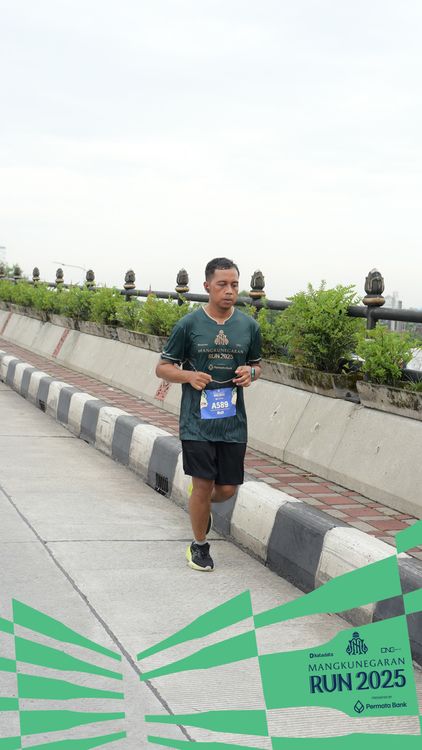 Race photo from Mangkunegaran Run 2025