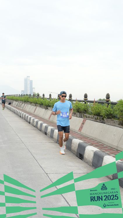 Race photo from Mangkunegaran Run 2025