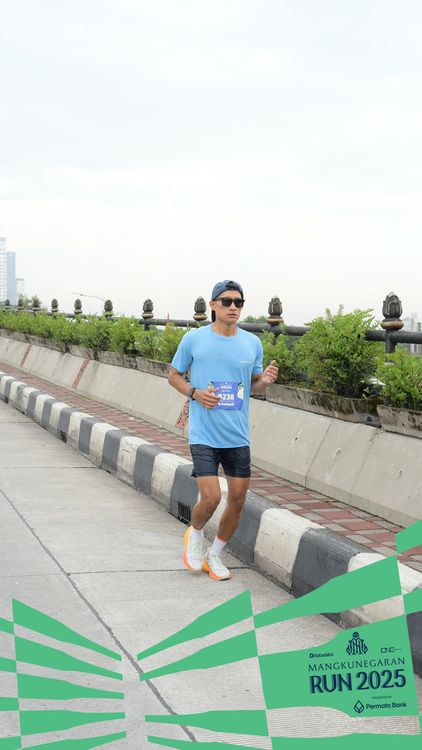 Race photo from Mangkunegaran Run 2025