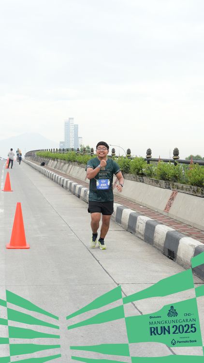 Race photo from Mangkunegaran Run 2025