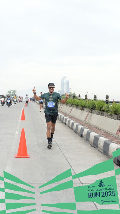 Race photo from Mangkunegaran Run 2025