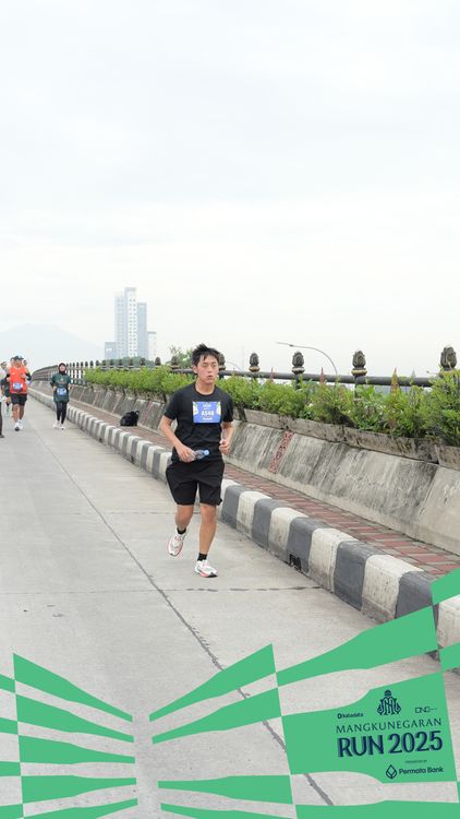 Race photo from Mangkunegaran Run 2025