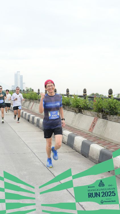 Race photo from Mangkunegaran Run 2025